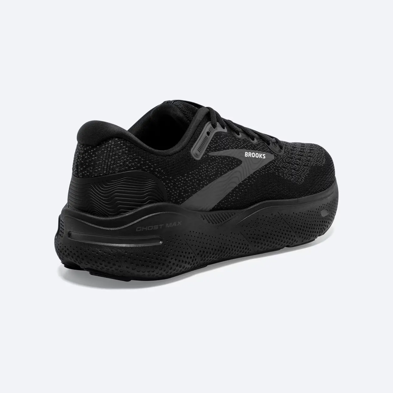 Brooks Men's Ghost Max - Black/Black/Ebony -2E020