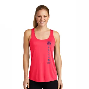BSIM Women's Tech Racerback Singlet - Hot Coral - 2023 In Training