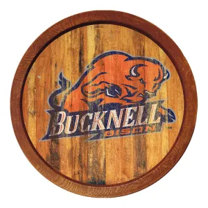 Bucknell Bison: Weathered "Faux" Barrel Top Sign