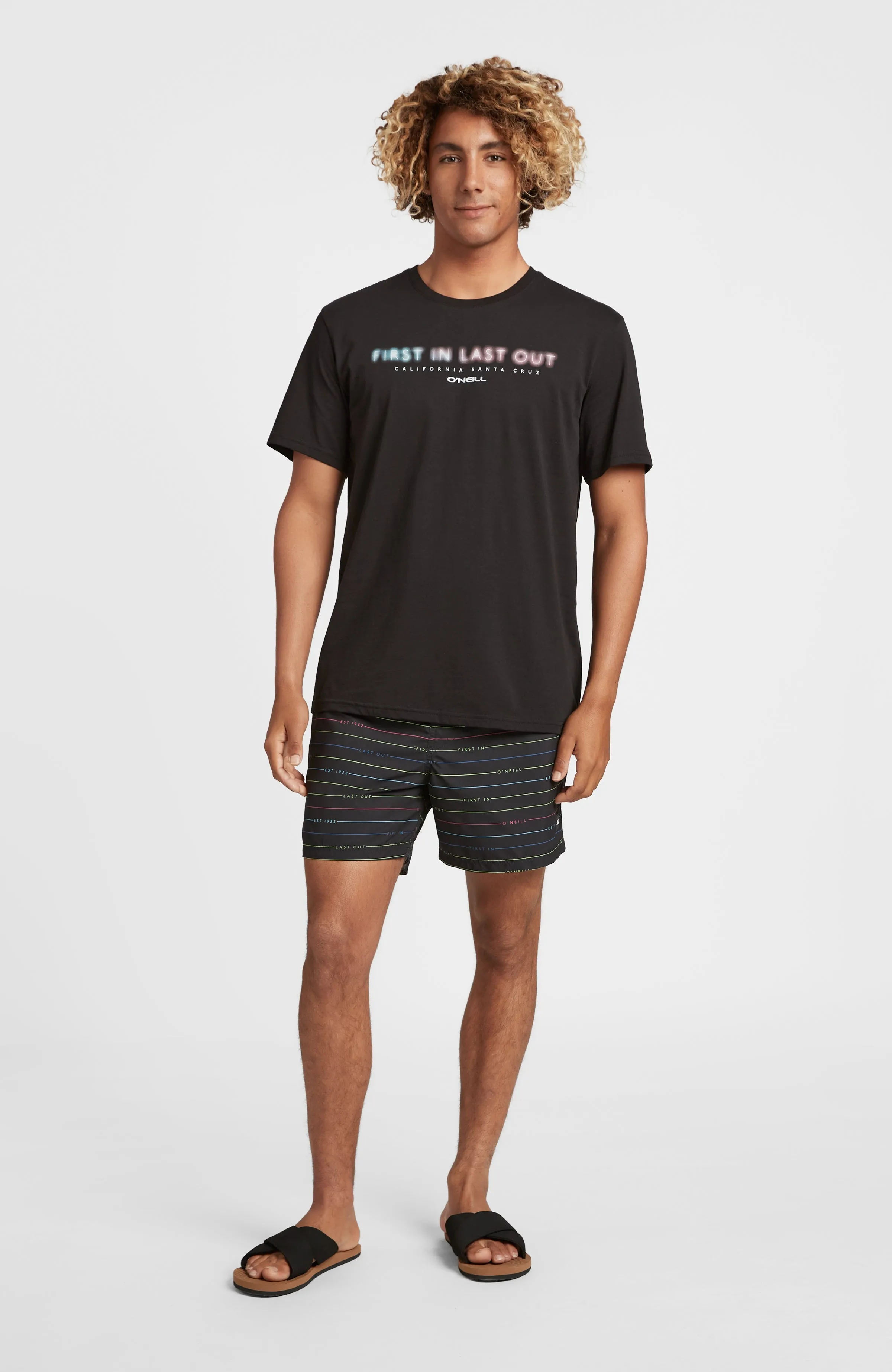 Cali First 15'' Badehose | Black First In