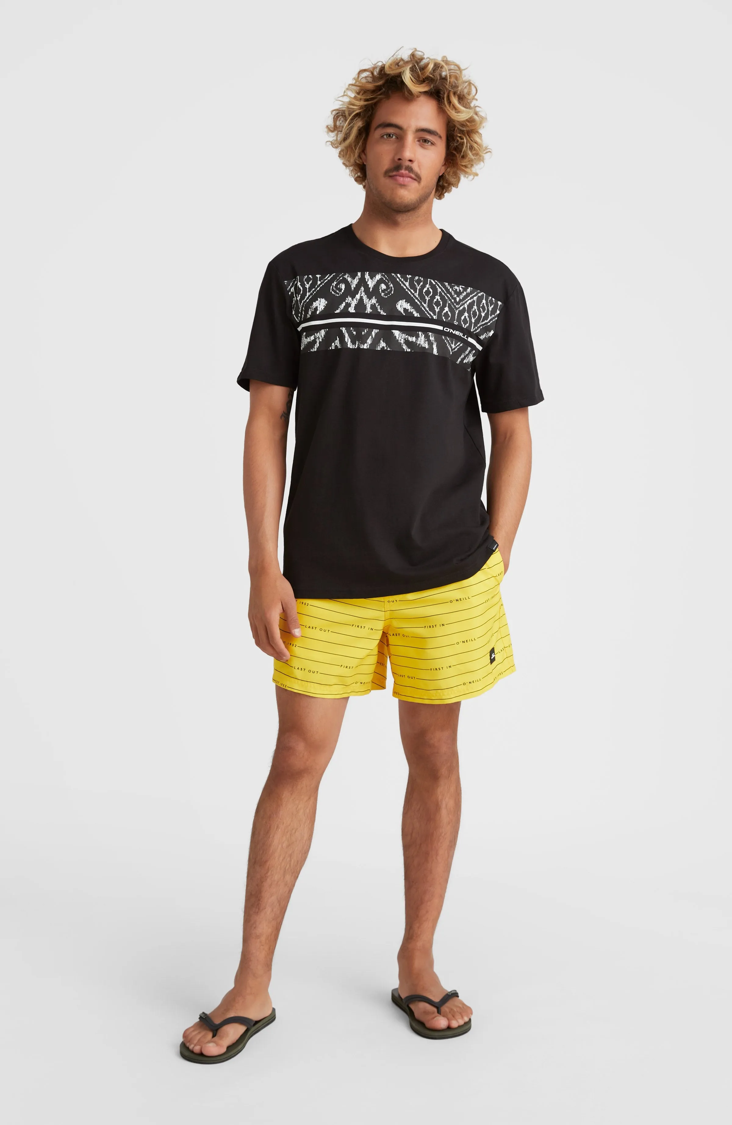 Cali First 15'' Badehose | Yellow First In