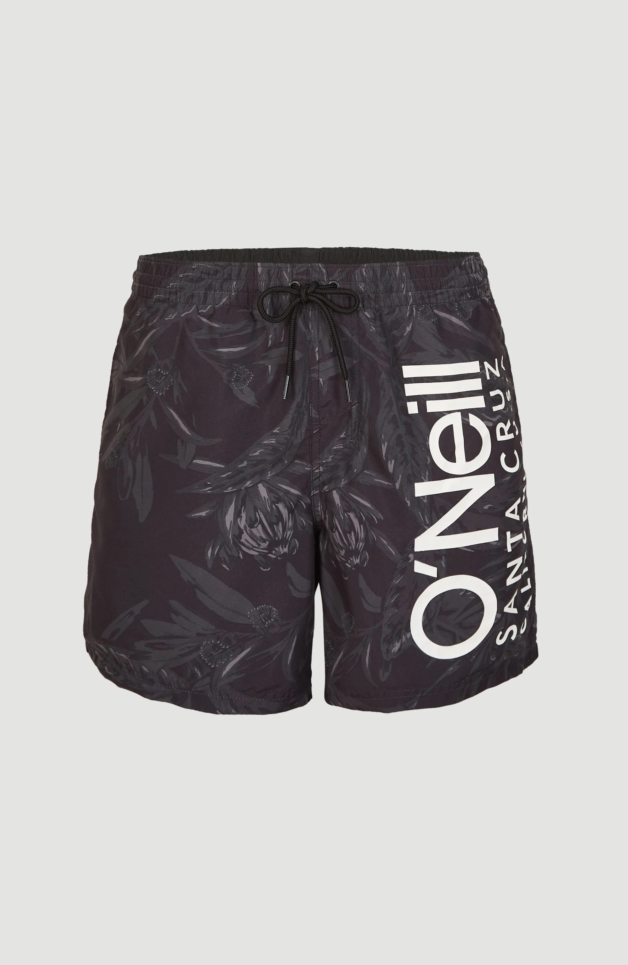 Cali Floral 16'' Badehose | Black Tonal Flower
