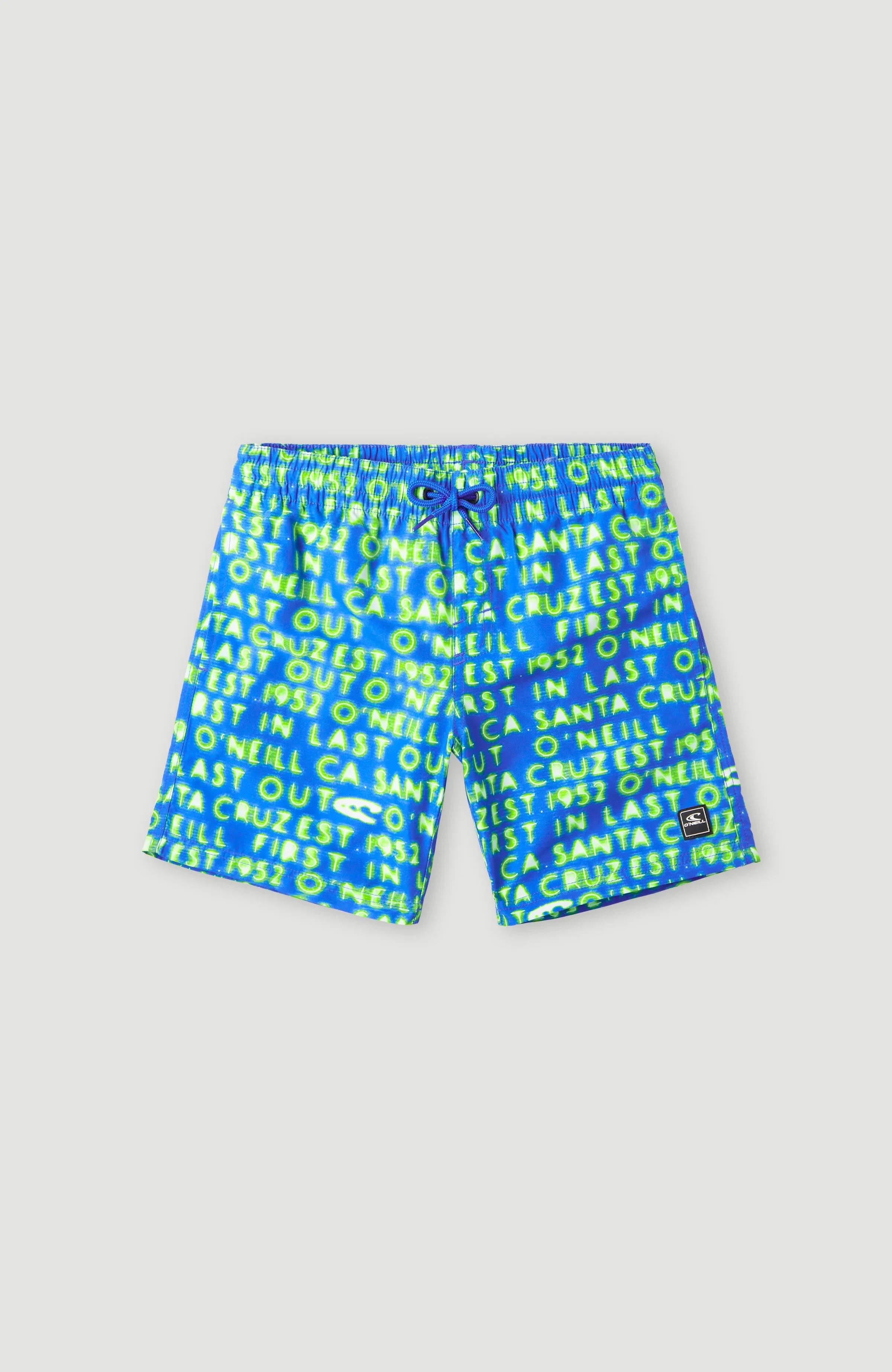 Cali Gradient 14'' Badehose | Bright Blue Neon Lights