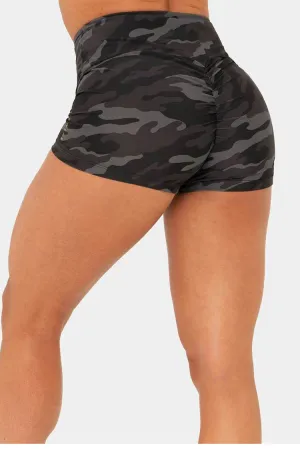 CAMO SCRUNCH BUM Shorts