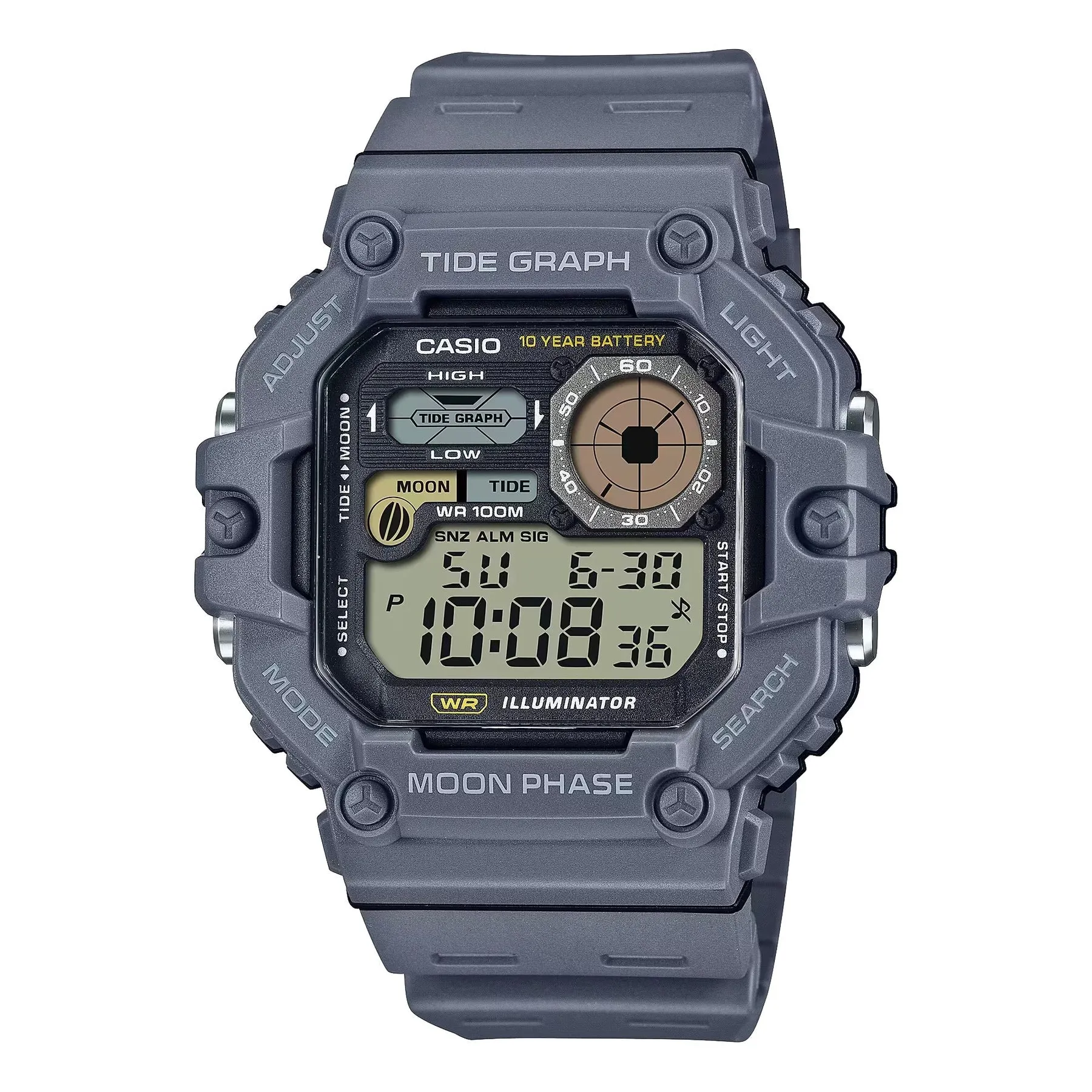 Casio 10 Year Battery Large Digital Watch WS1700H-8A