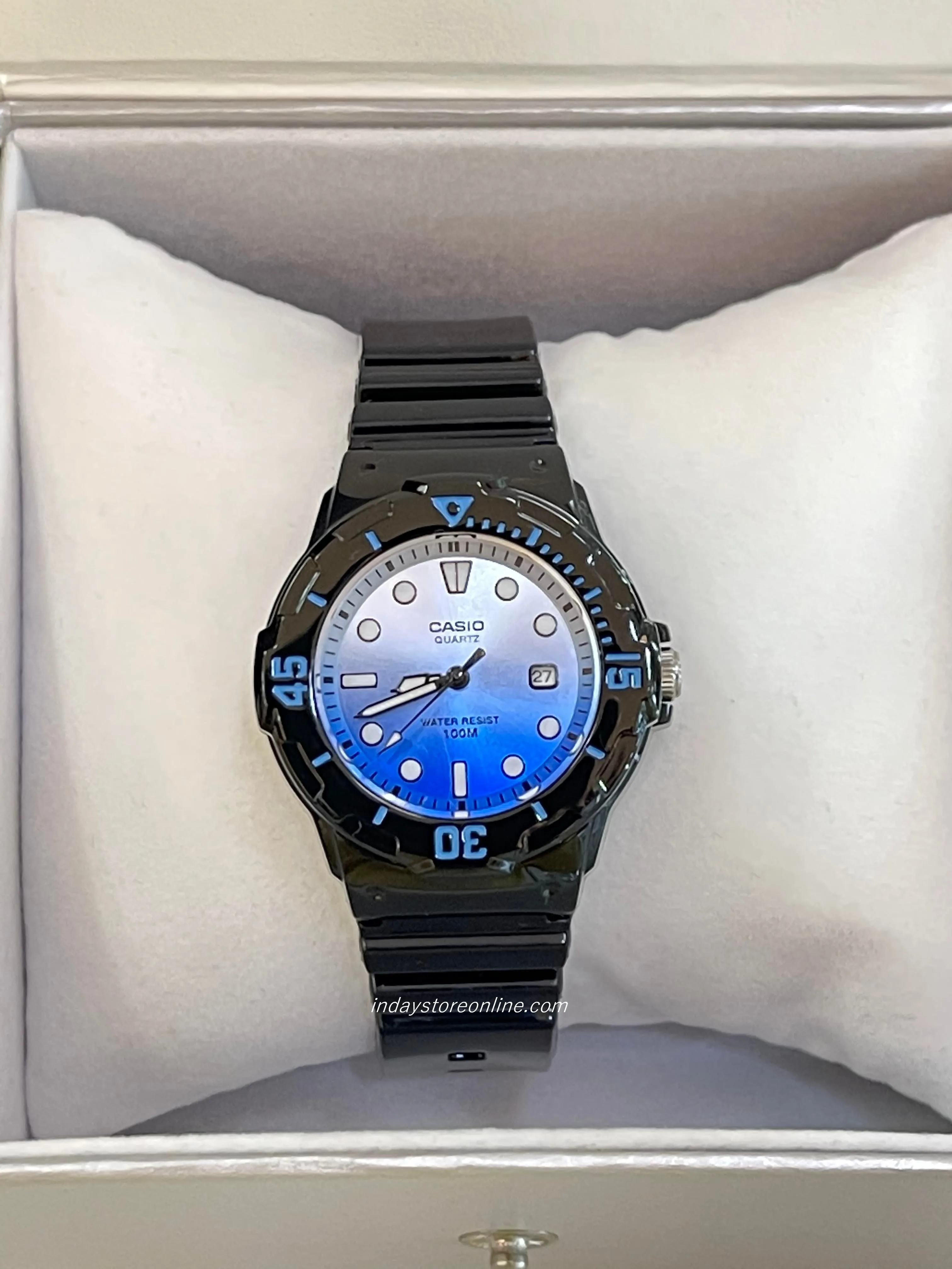 Casio Analog Women's Watch LRW-200H- 2E Analog Resin Band Resin Glass Water Resistance