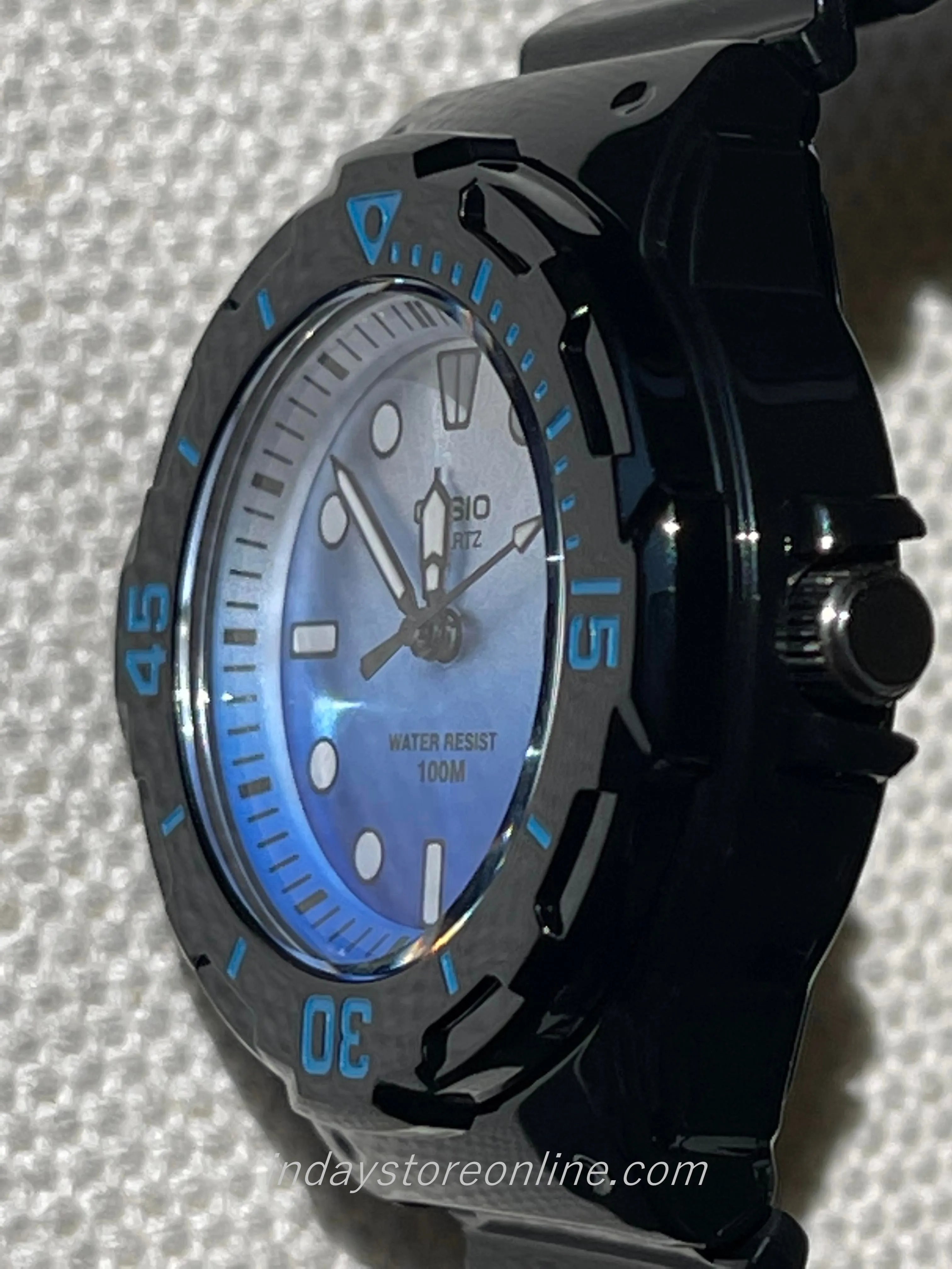 Casio Analog Women's Watch LRW-200H- 2E Analog Resin Band Resin Glass Water Resistance