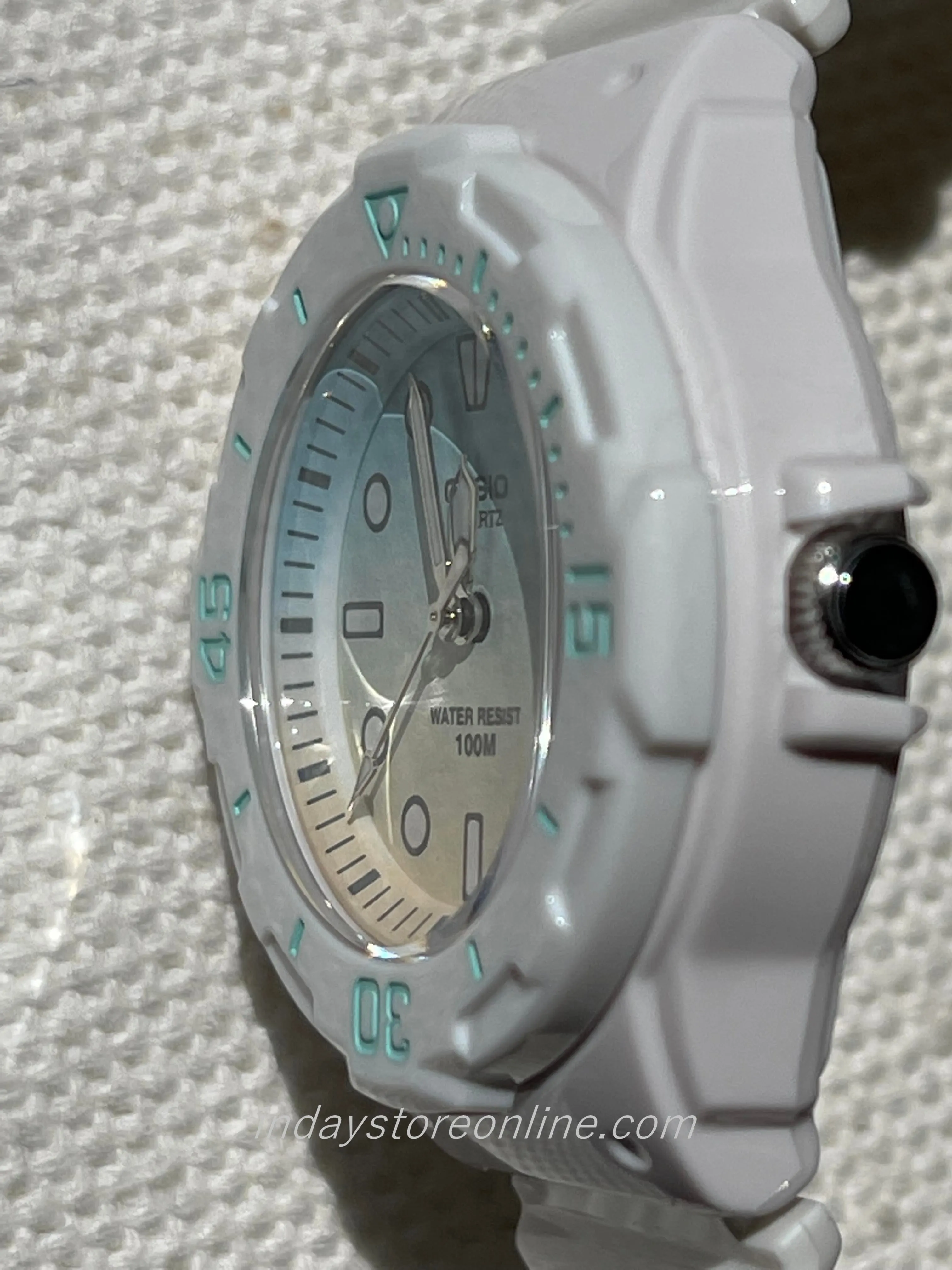 Casio Analog Women's Watch LRW-200H-2E2 Analog Resin Band Resin Glass Water Resistance