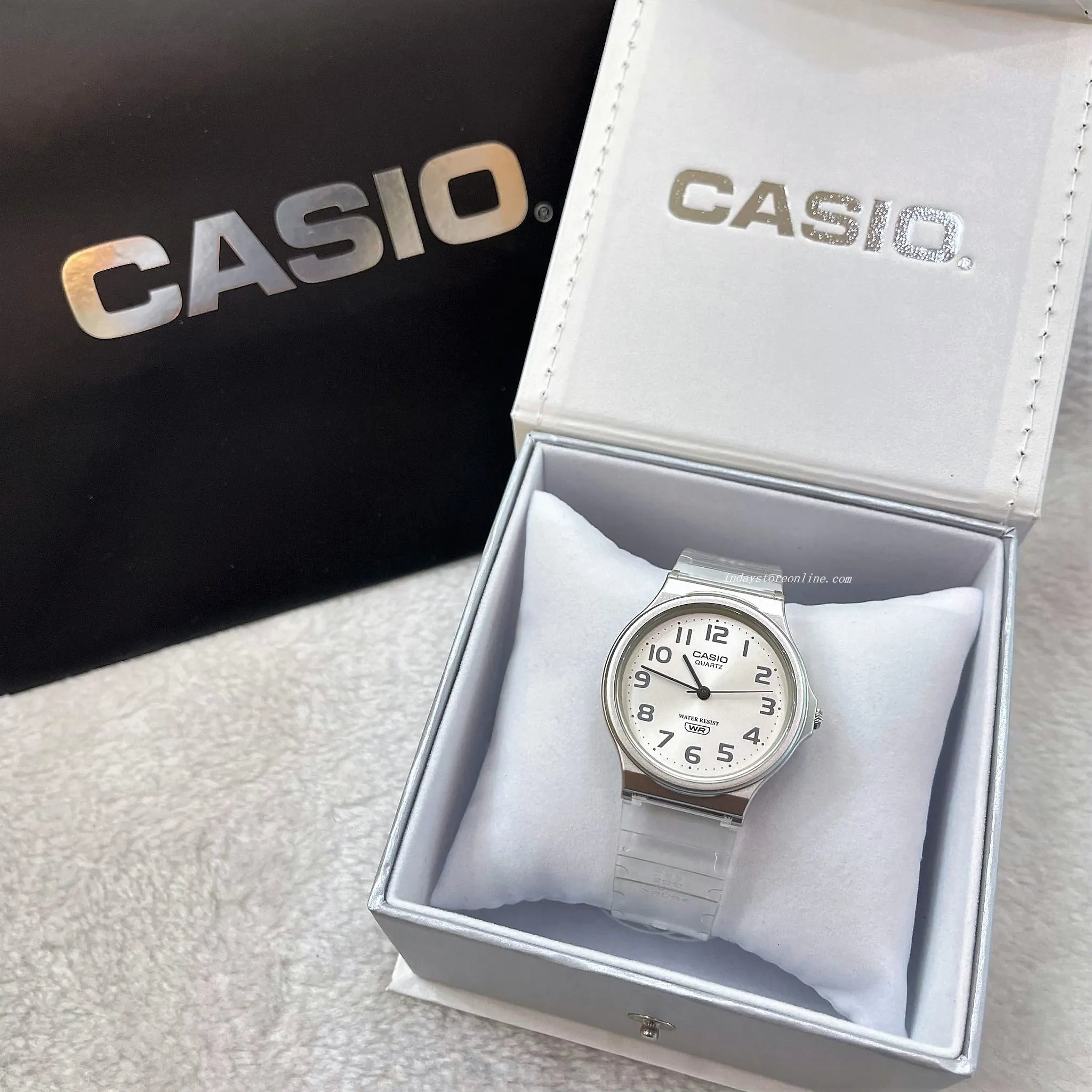 Casio Analog Women's Watch MQ-24S-7B Analog Resin Band Water Resistant Resin Glass