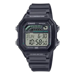 Casio Digital 10YR Battery Watch Unisex WS1600H-8A