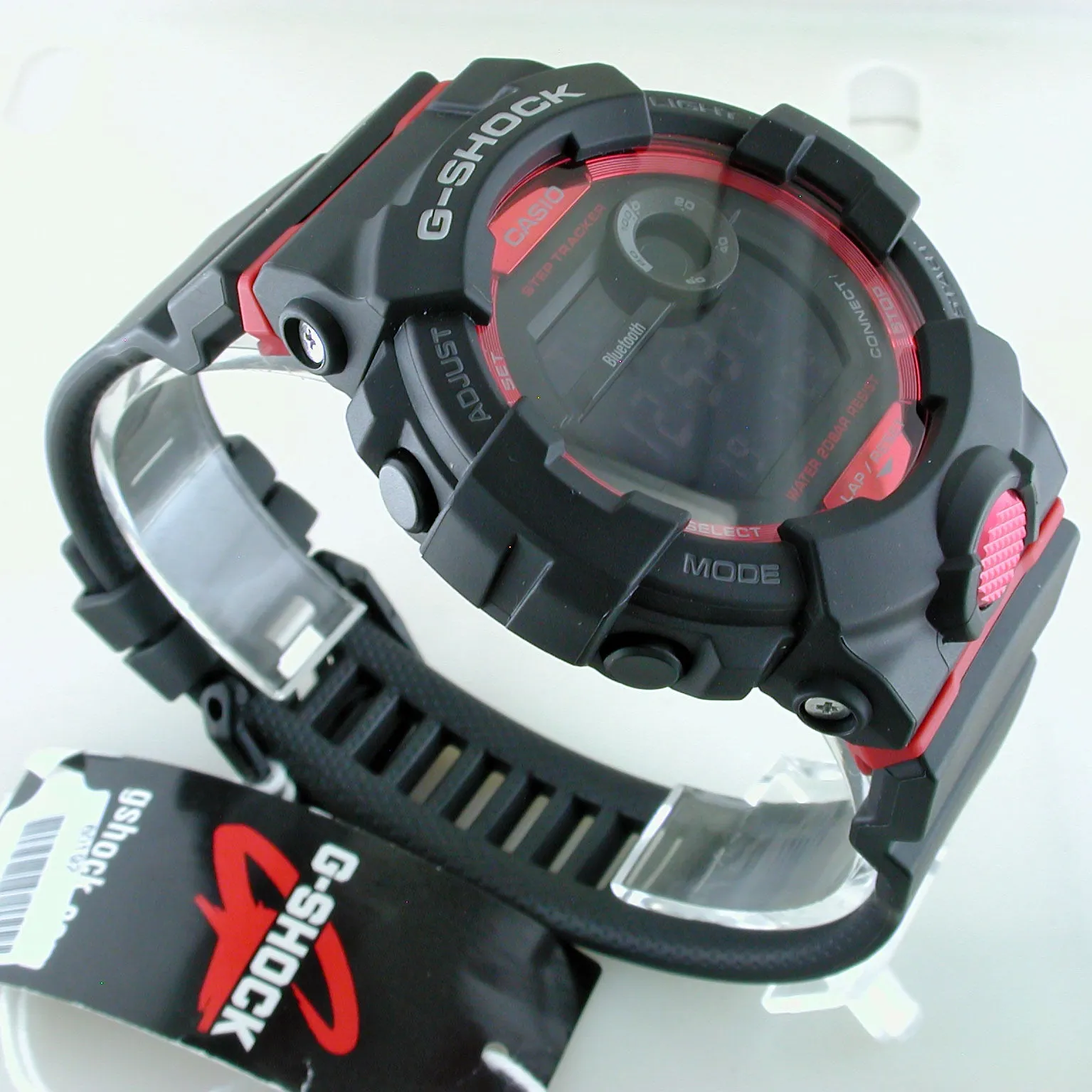 Casio G-Shock G-Squad Bluetooth Red Black Watch GBD800-1