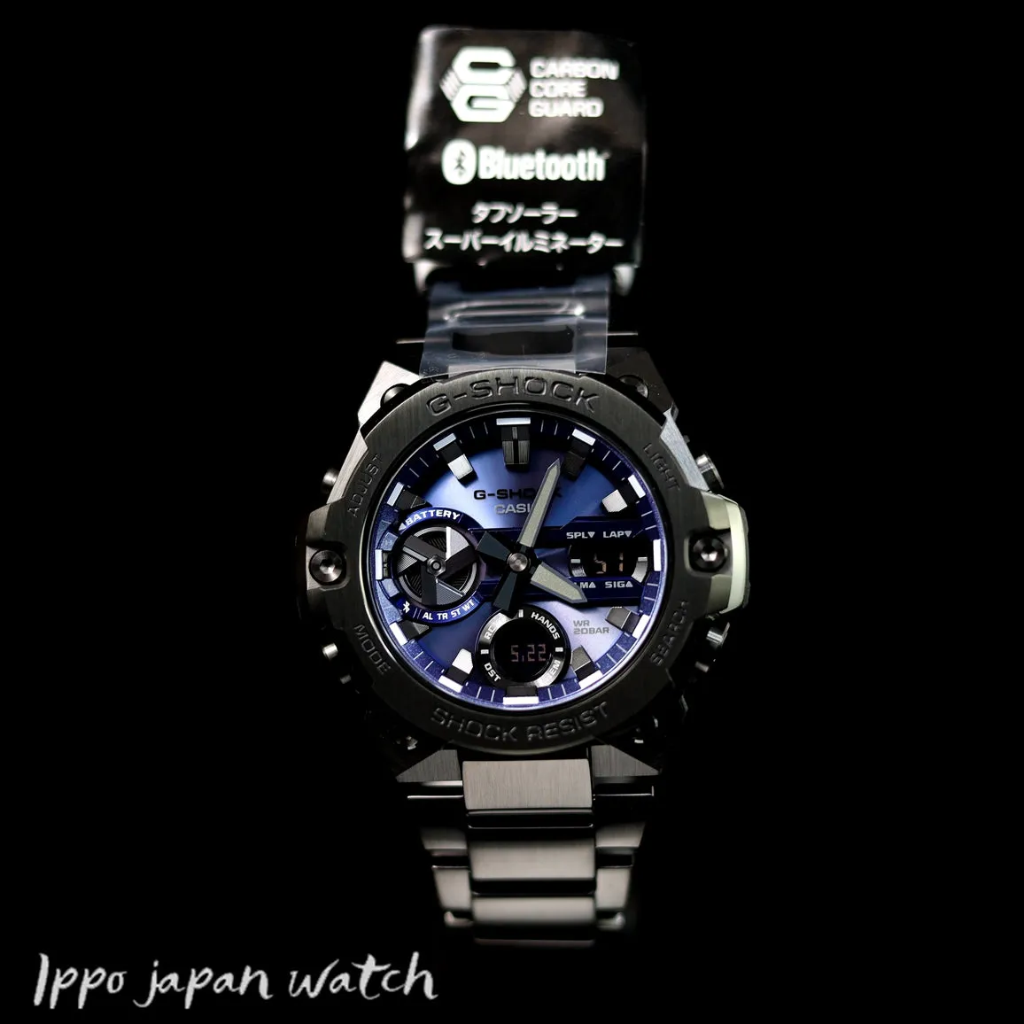 CASIO G SHOCK G-STEEL GST-B400BD-1A2JF GST-B400BD-1A2 solar drive 20 bar watch