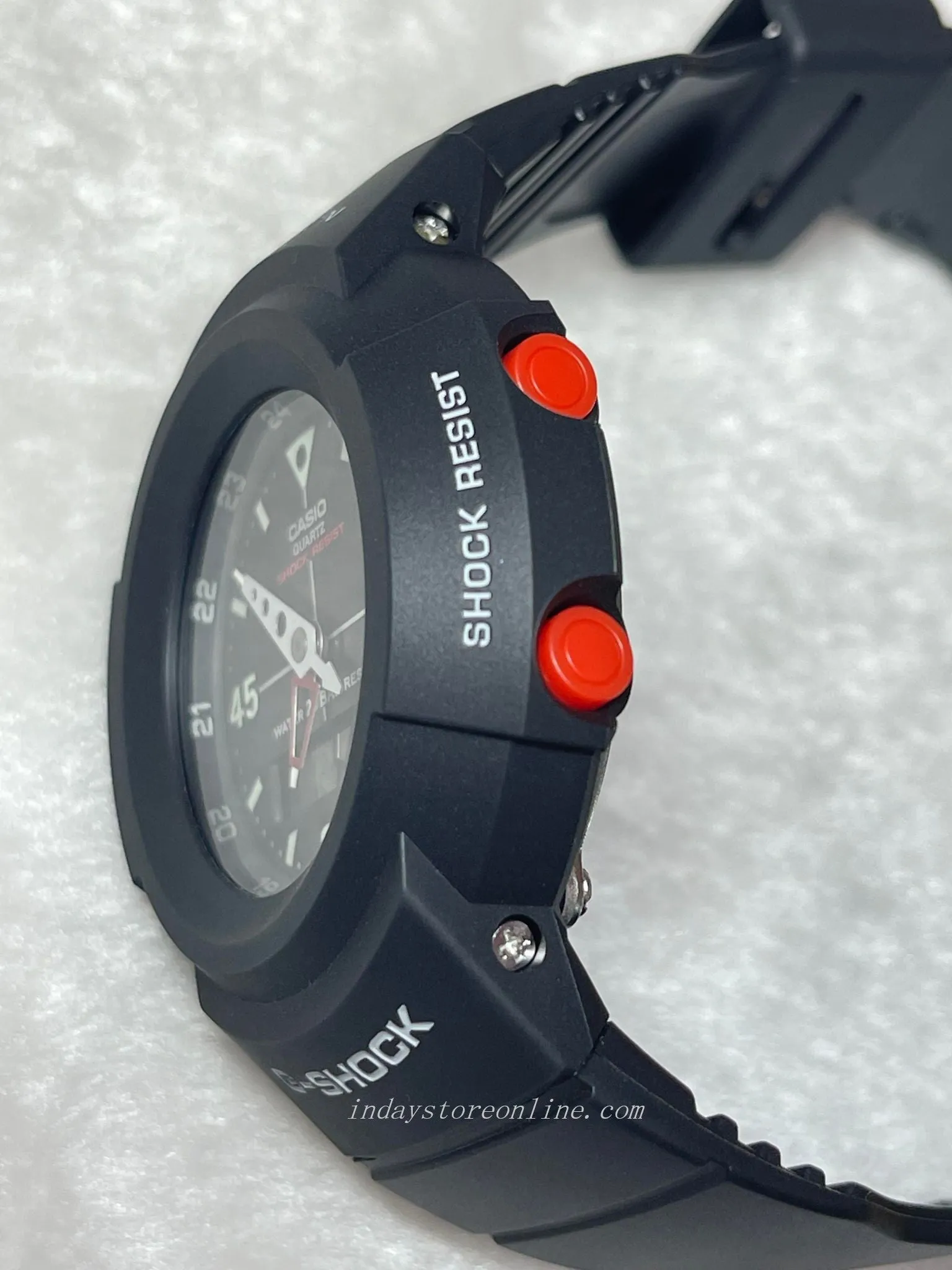 Casio G-Shock Men's Watch AW-500E-1E Analog-Digital AW-500 Series Shock Resistant Minimal Design Best Seller