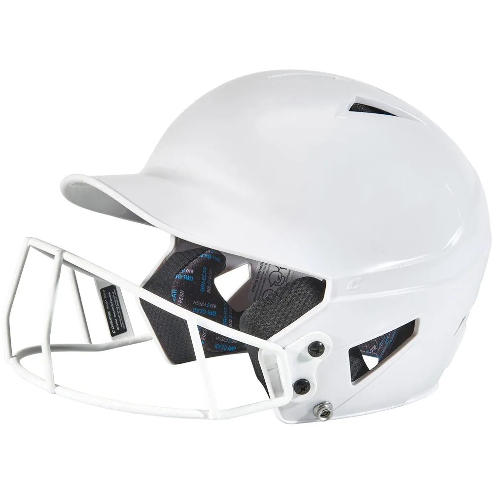Champro HX Rookie T-Ball Batting Helmet/Mask - White