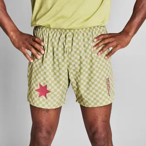 Checker Pace Shorts 5'' | Green