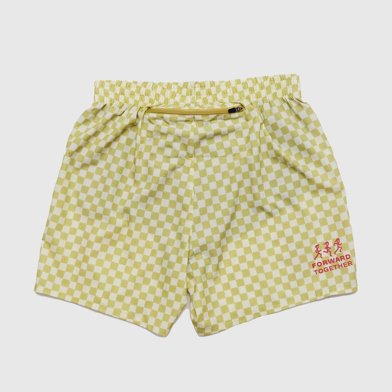 Checker Pace Shorts 5'' | Green