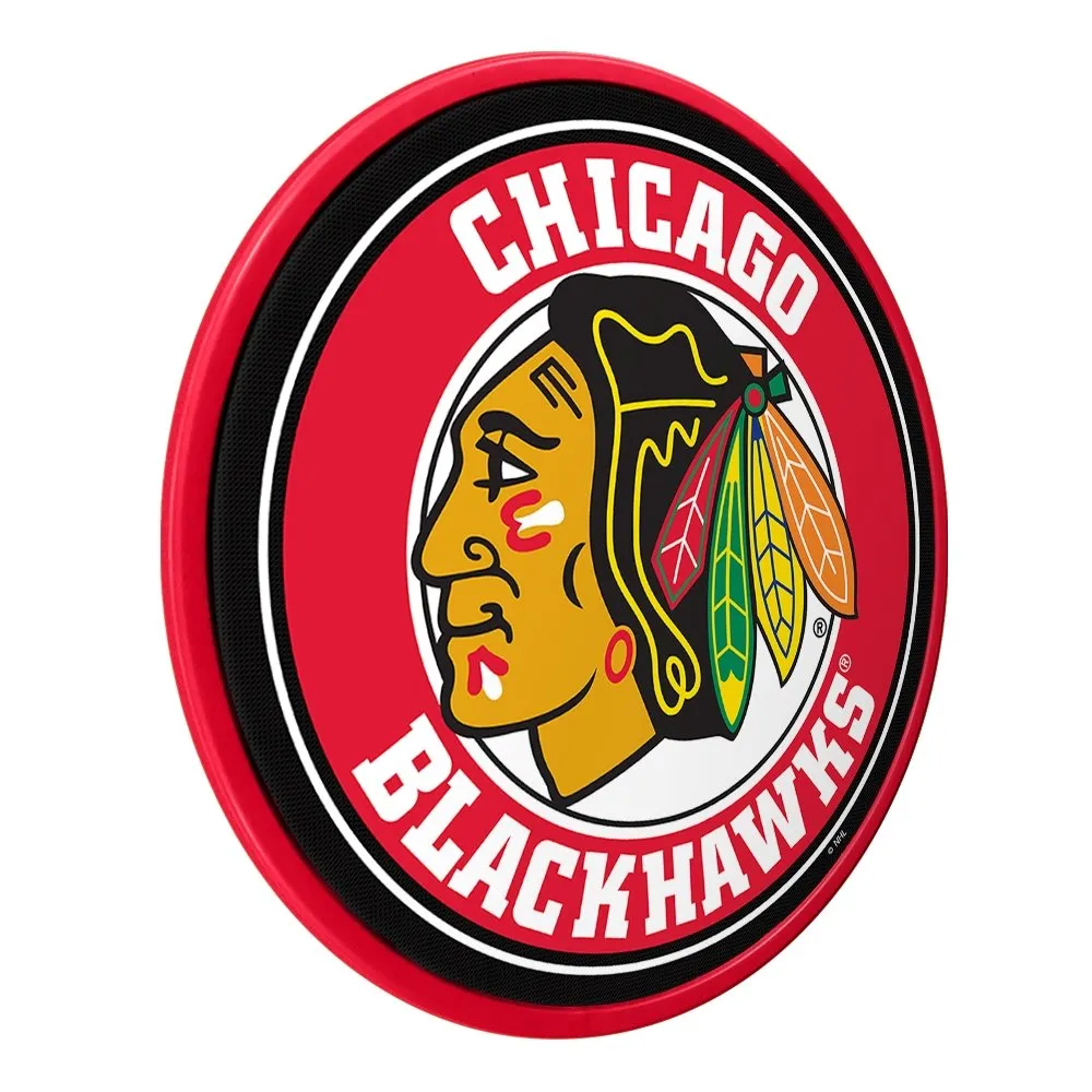 Chicago Blackhawks: Modern Disc Wall Sign