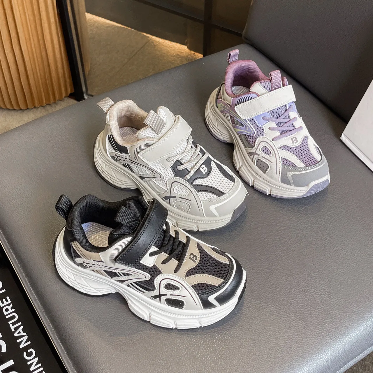 Children's Autumn Boys Older Trendy Daddy Running Kid's Sneakers