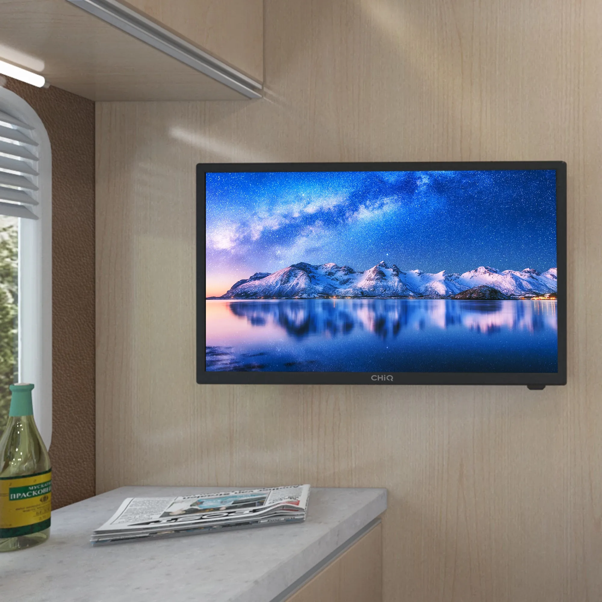 CHiQ 24" Caravan Smart Android TV HD Bluetooth Built-in Chromecast