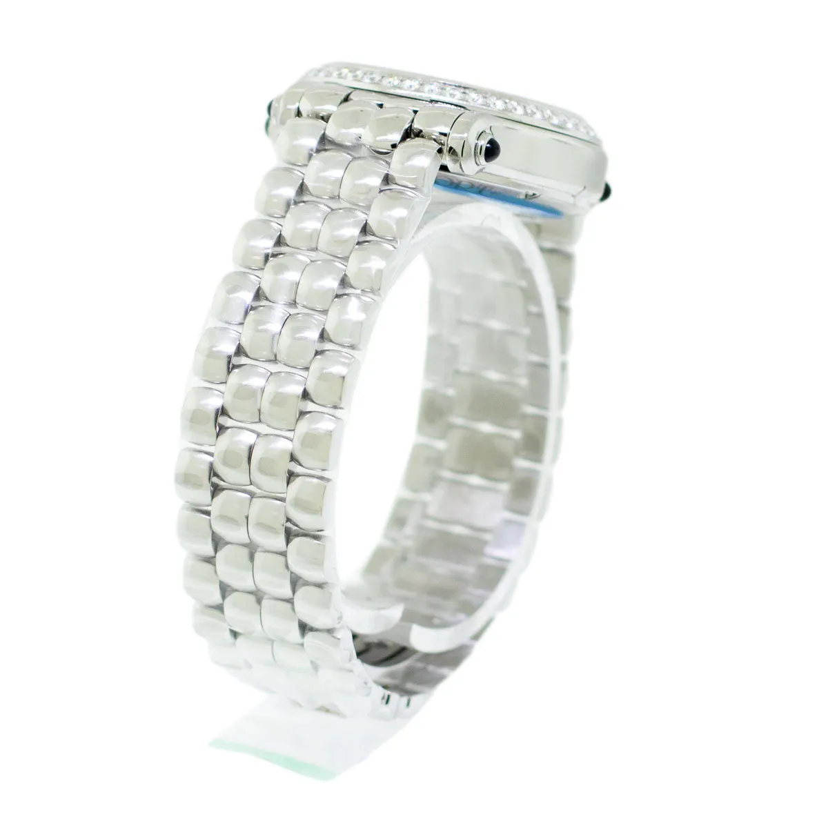 Chopard Happy Sport 33mm Stainless Steel Mother of Pearl Roman/Diamond Dial and Diamond Bezel 278610-3002