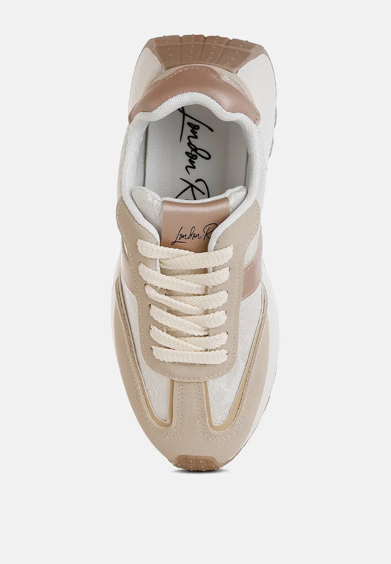Chunky Anti-Skid Lace-Up Sneakers By RAG