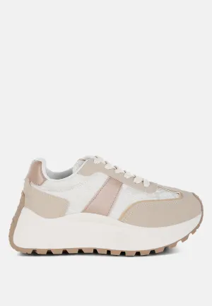Chunky Anti-Skid Lace-Up Sneakers By RAG