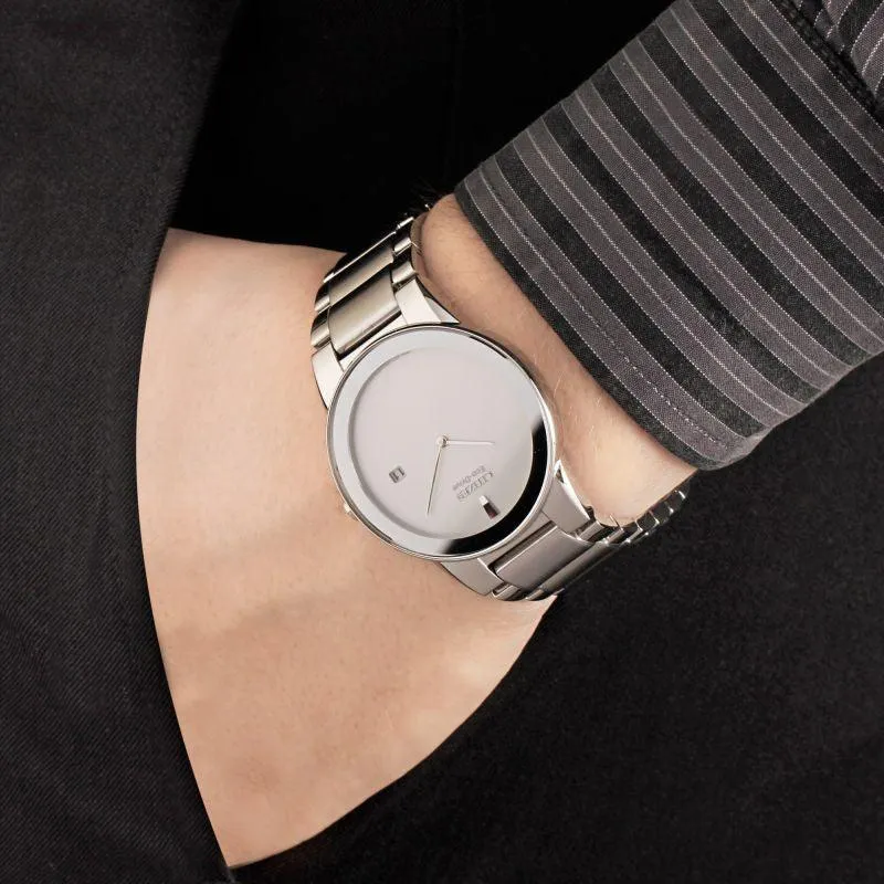 Citizen Eco Drive Axiom Grey Dial Men's Watch AU1060-51A