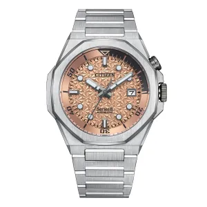Citizen NB6066-51W NB6066 Series 8 Limited Edition Mechanical Salmon Dial Watch