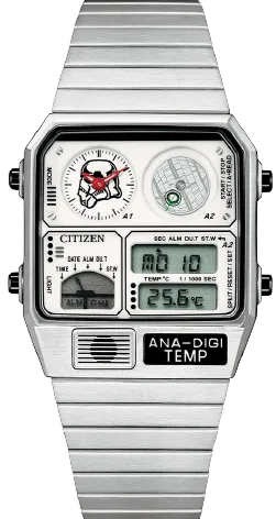 Citizen Retro Analog-Digital X Star Wars Record Label ANA-DIGI Temp JDM Limited Edition "Stormtrooper" JG2118-59A