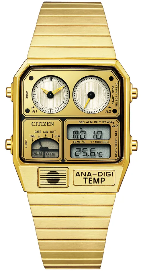 Citizen Retro Analog-Digital X Star Wars Record Label Retro ANA-DIGI Temp JDM Limited Edition Droid "C3PO" JG2112-55P