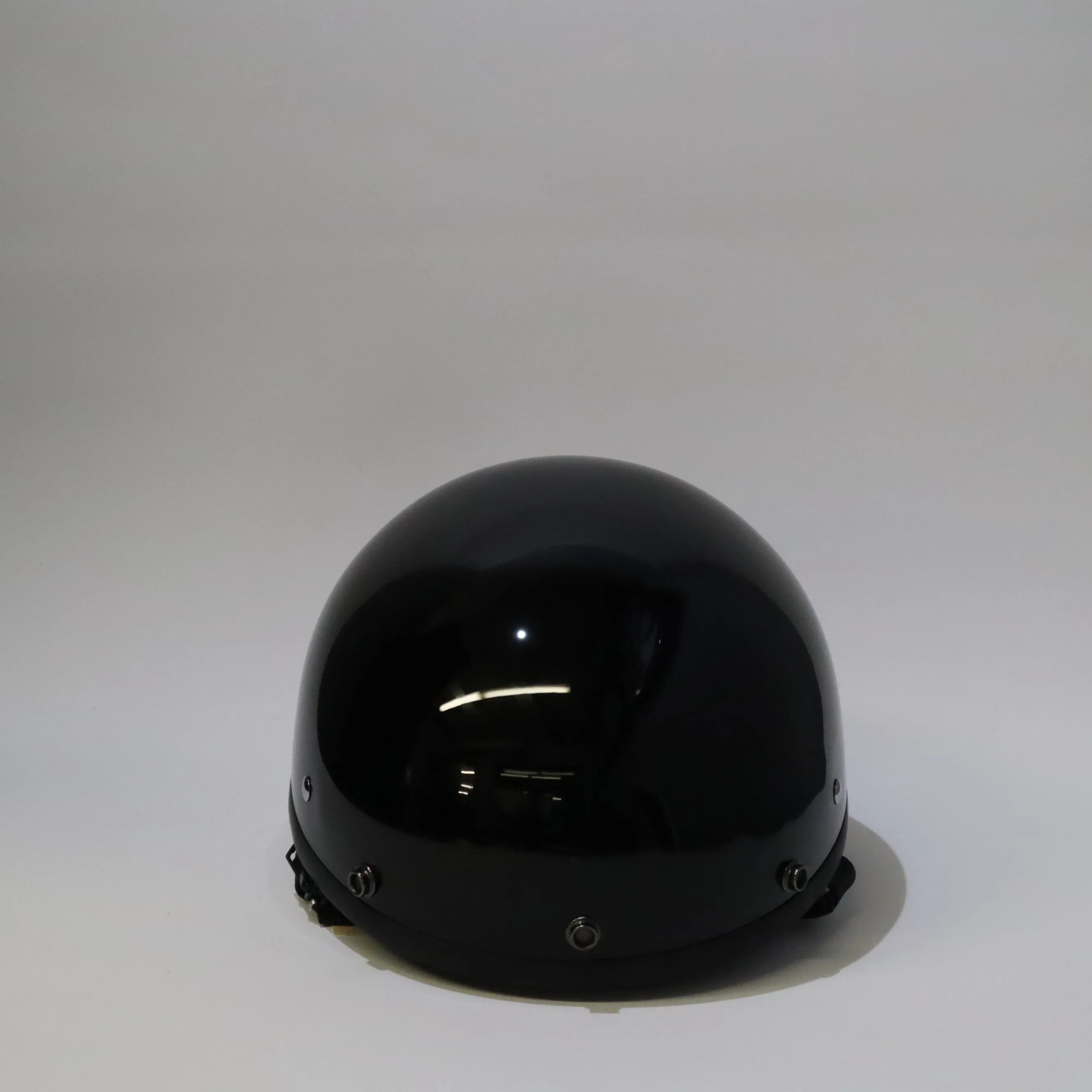 Classic Dot 1/2 Zip Off Beanie Gloss Black