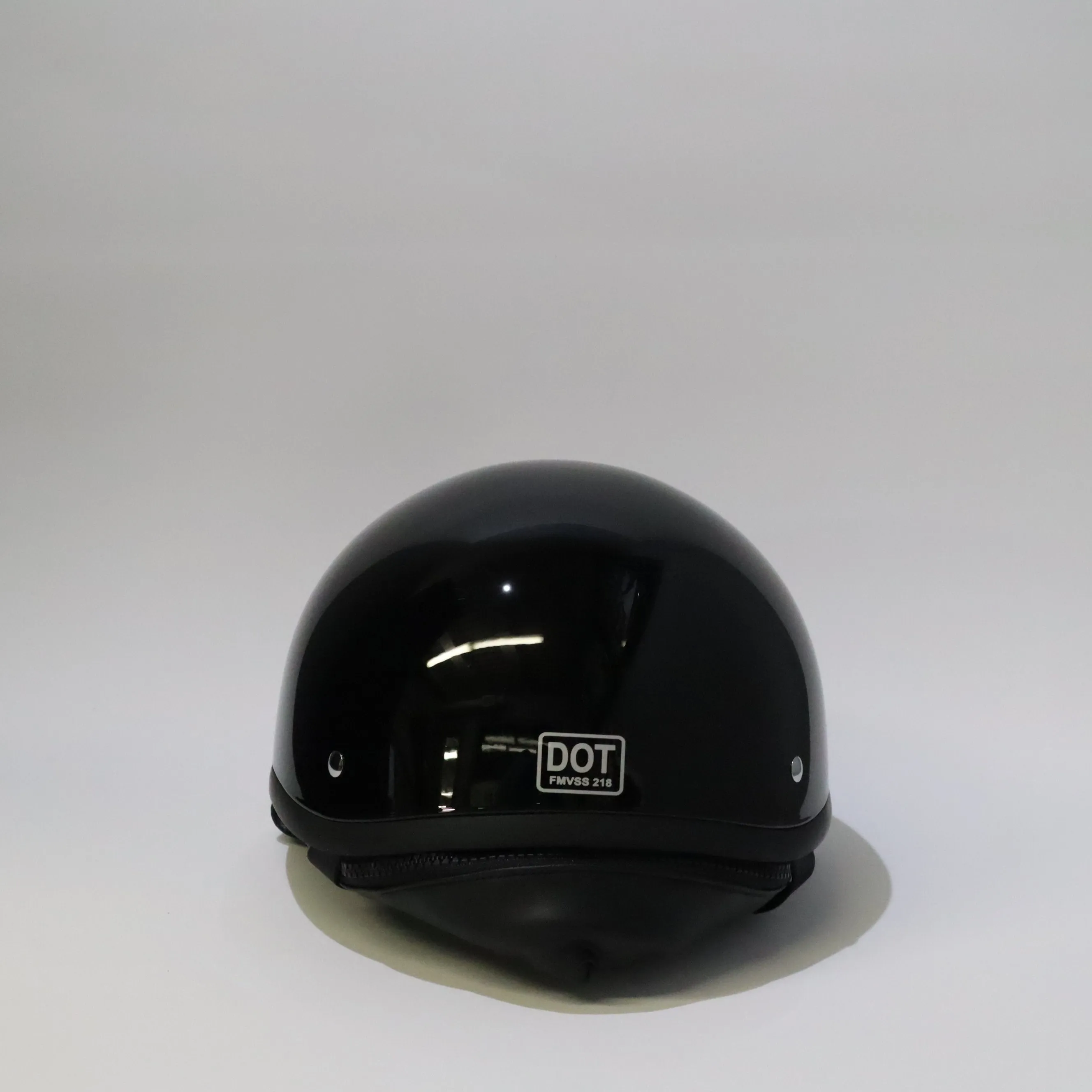 Classic Dot 1/2 Zip Off Beanie Gloss Black
