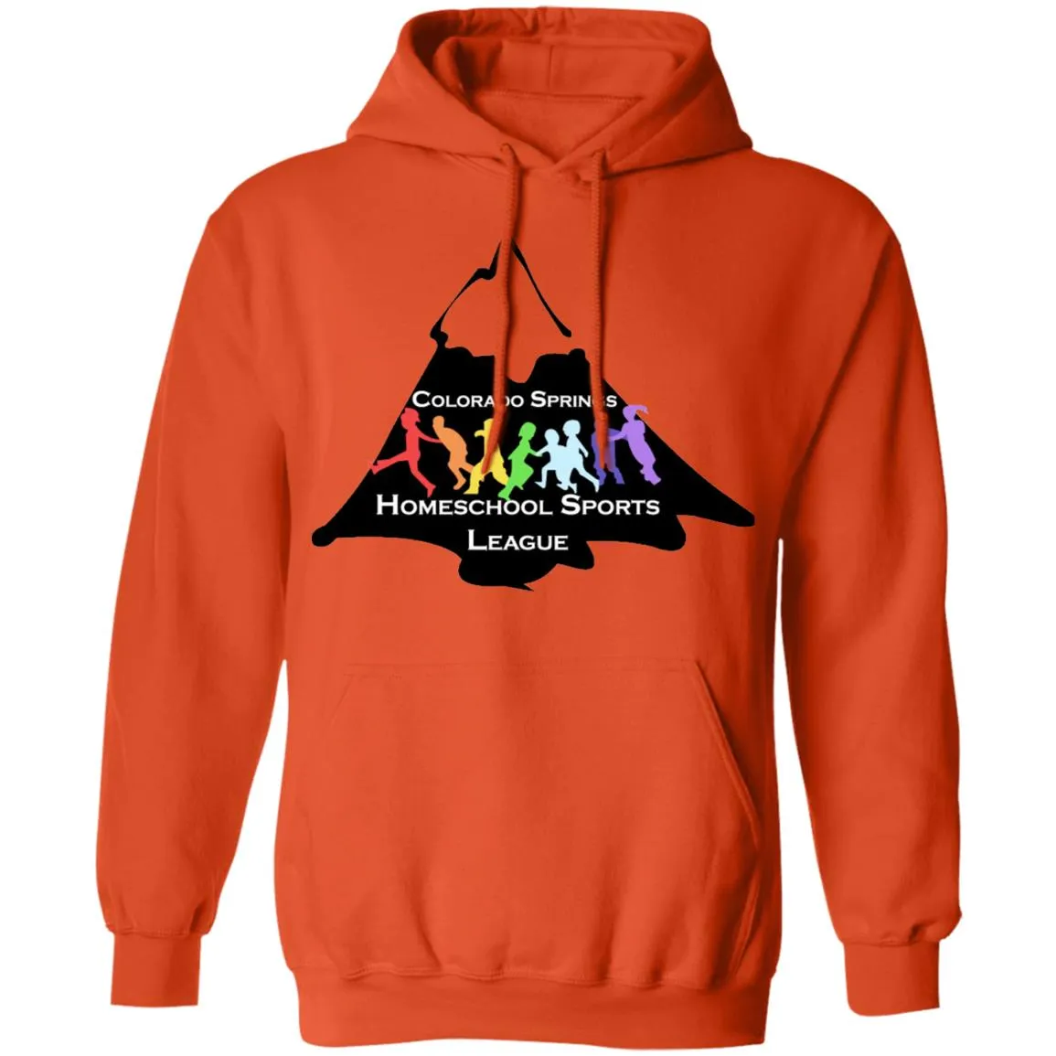 CO Springs Home School Sports League G185 Gildan Pullover Hoodie 8 oz.