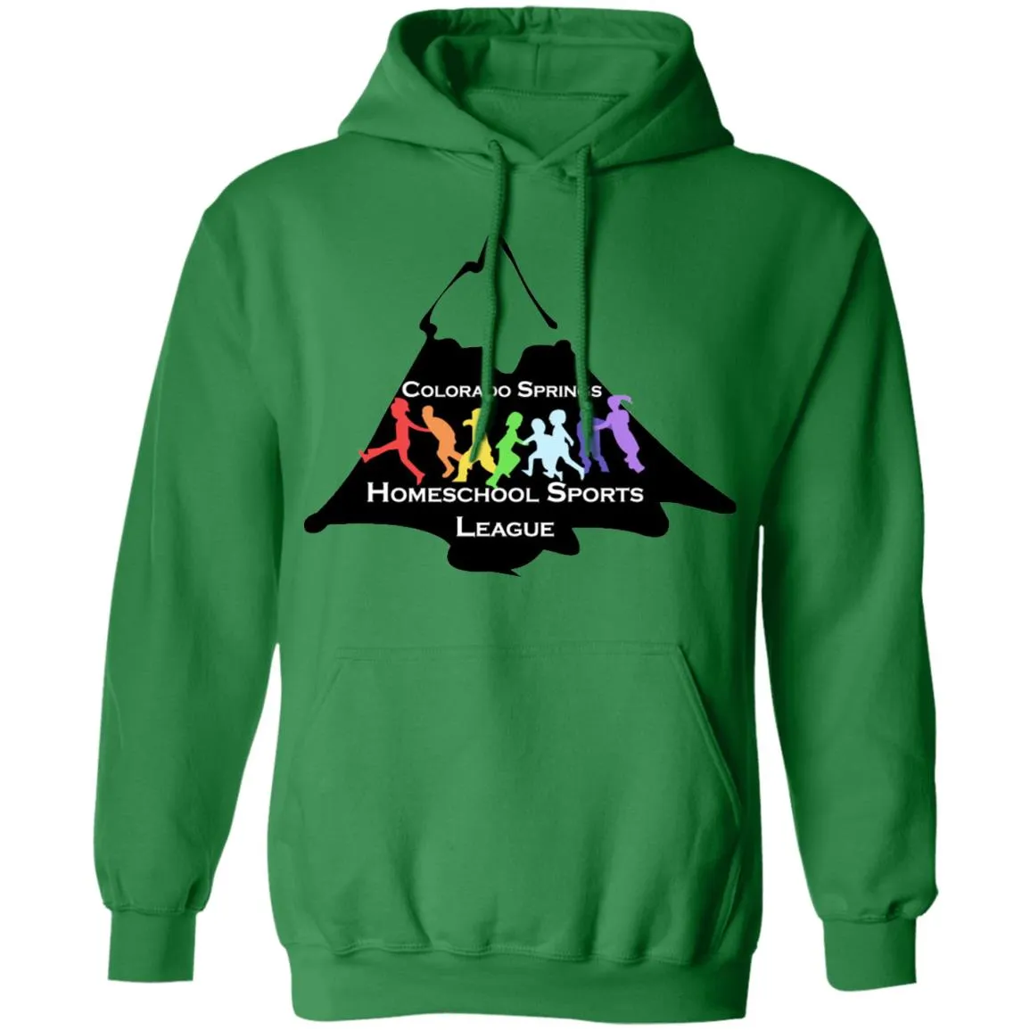 CO Springs Home School Sports League G185 Gildan Pullover Hoodie 8 oz.