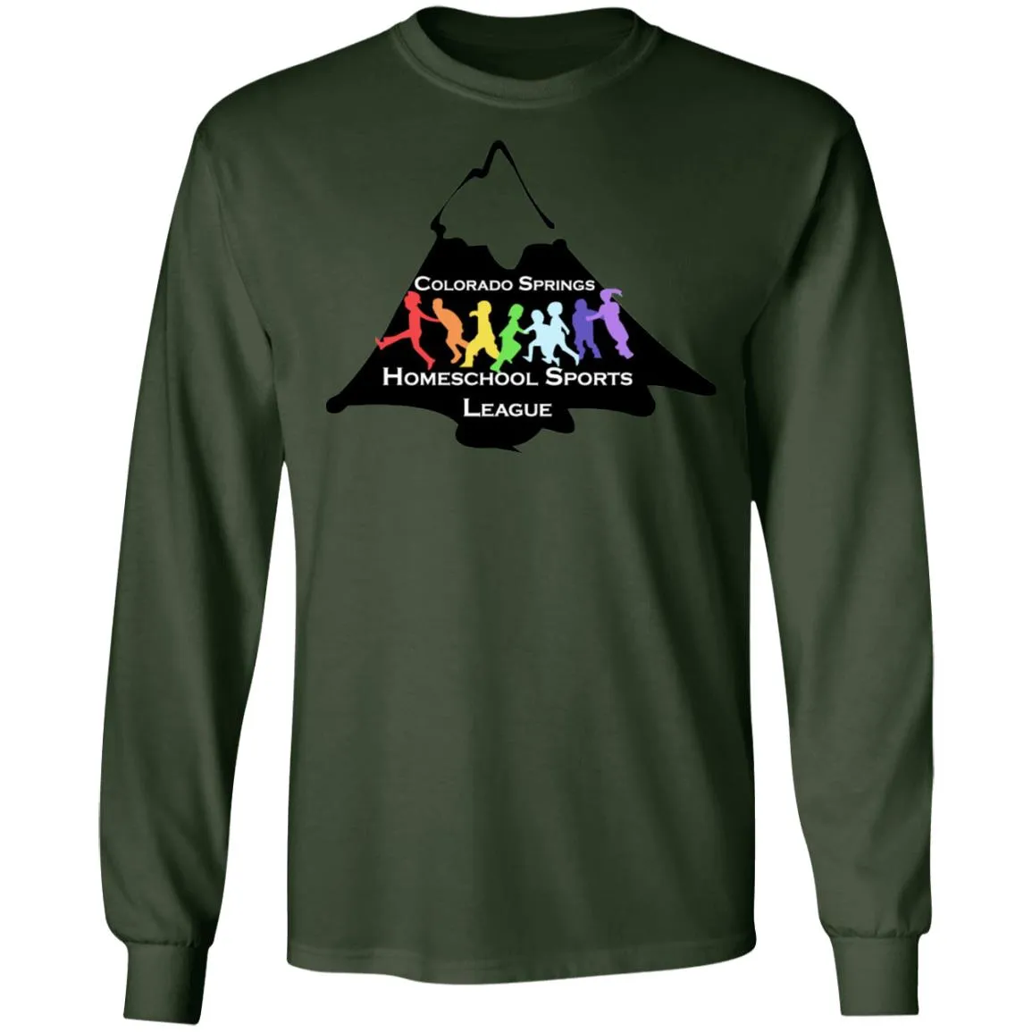 CO Springs Home School Sports League G240 Gildan LS Ultra Cotton T-Shirt