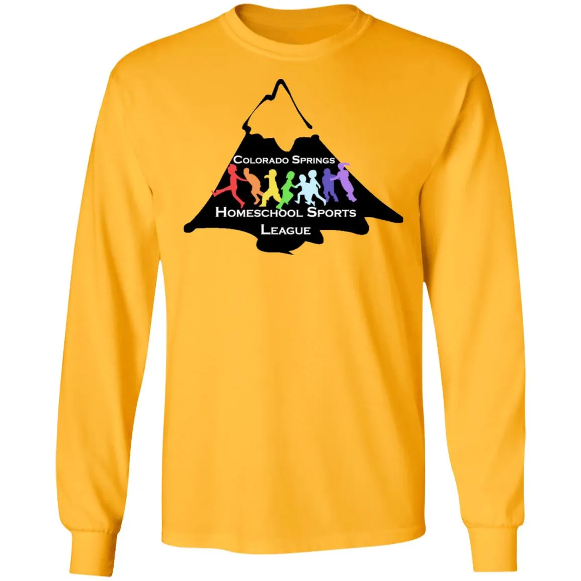 CO Springs Home School Sports League G240 Gildan LS Ultra Cotton T-Shirt