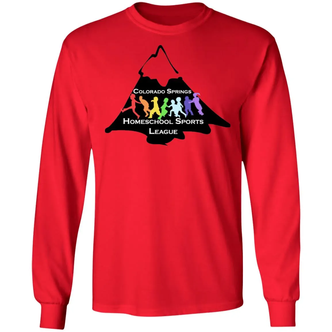 CO Springs Home School Sports League G240 Gildan LS Ultra Cotton T-Shirt