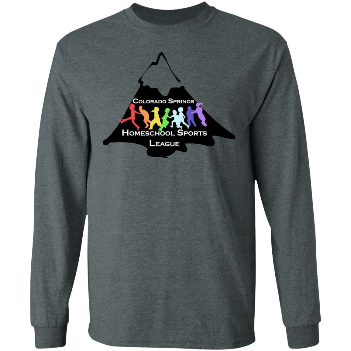 CO Springs Home School Sports League G240 Gildan LS Ultra Cotton T-Shirt