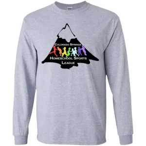 CO Springs Home School Sports League G240B Gildan Youth LS T-Shirt