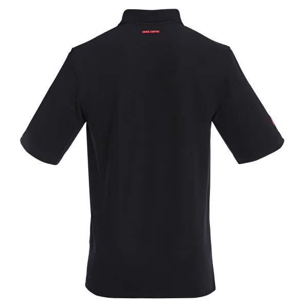 Collared Performance Polo with Neon Trim