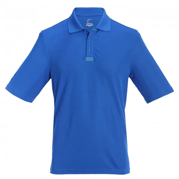 Collared Performance Polo with Neon Trim