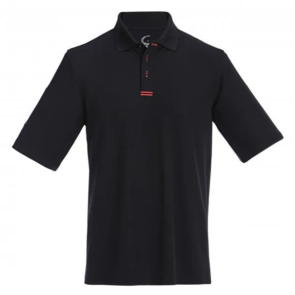 Collared Performance Polo with Neon Trim