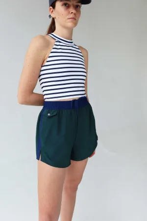 Color Block Running Shorts