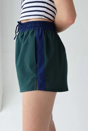 Color Block Running Shorts
