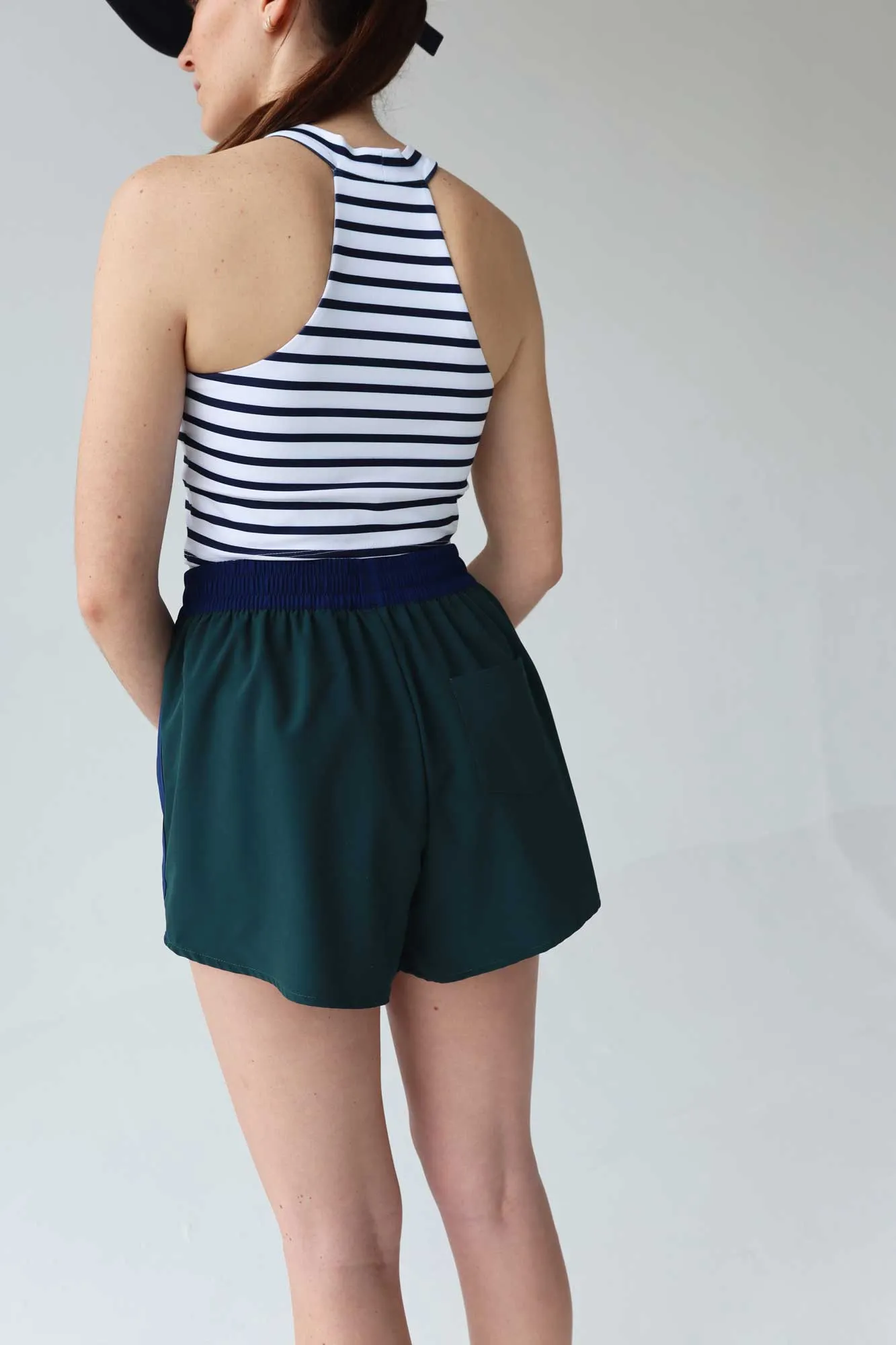 Color Block Running Shorts