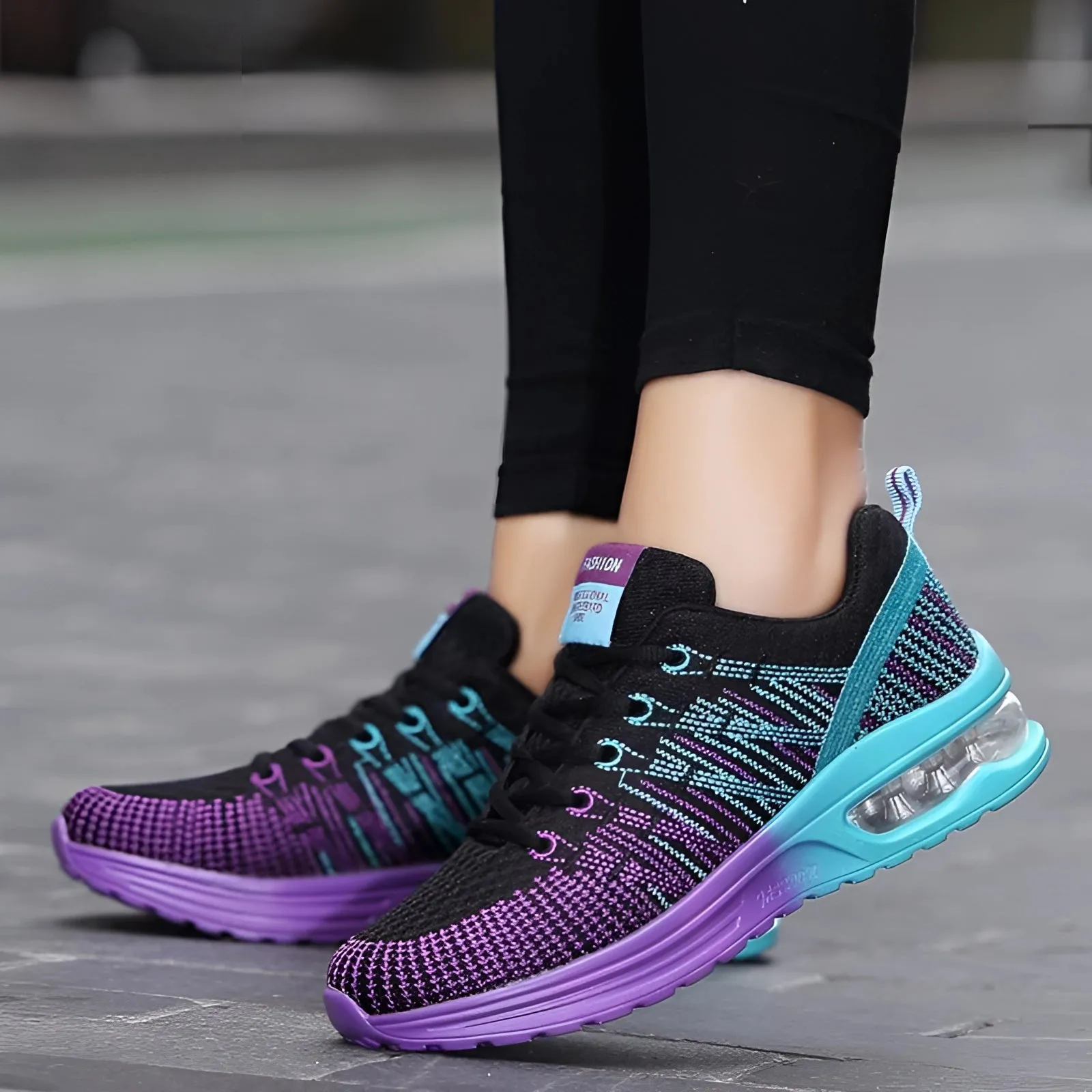Colorful Women's Running Shoes - Lightweight Breathable Sneakers