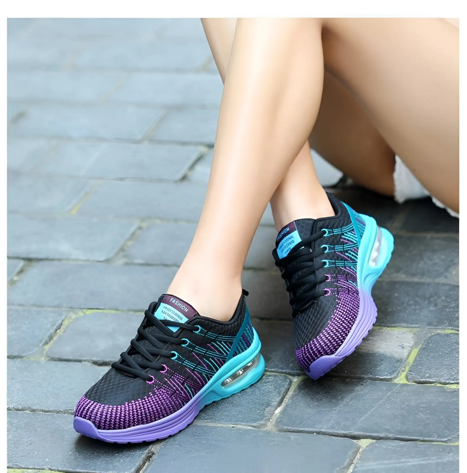 Colorful Women's Running Shoes - Lightweight Breathable Sneakers