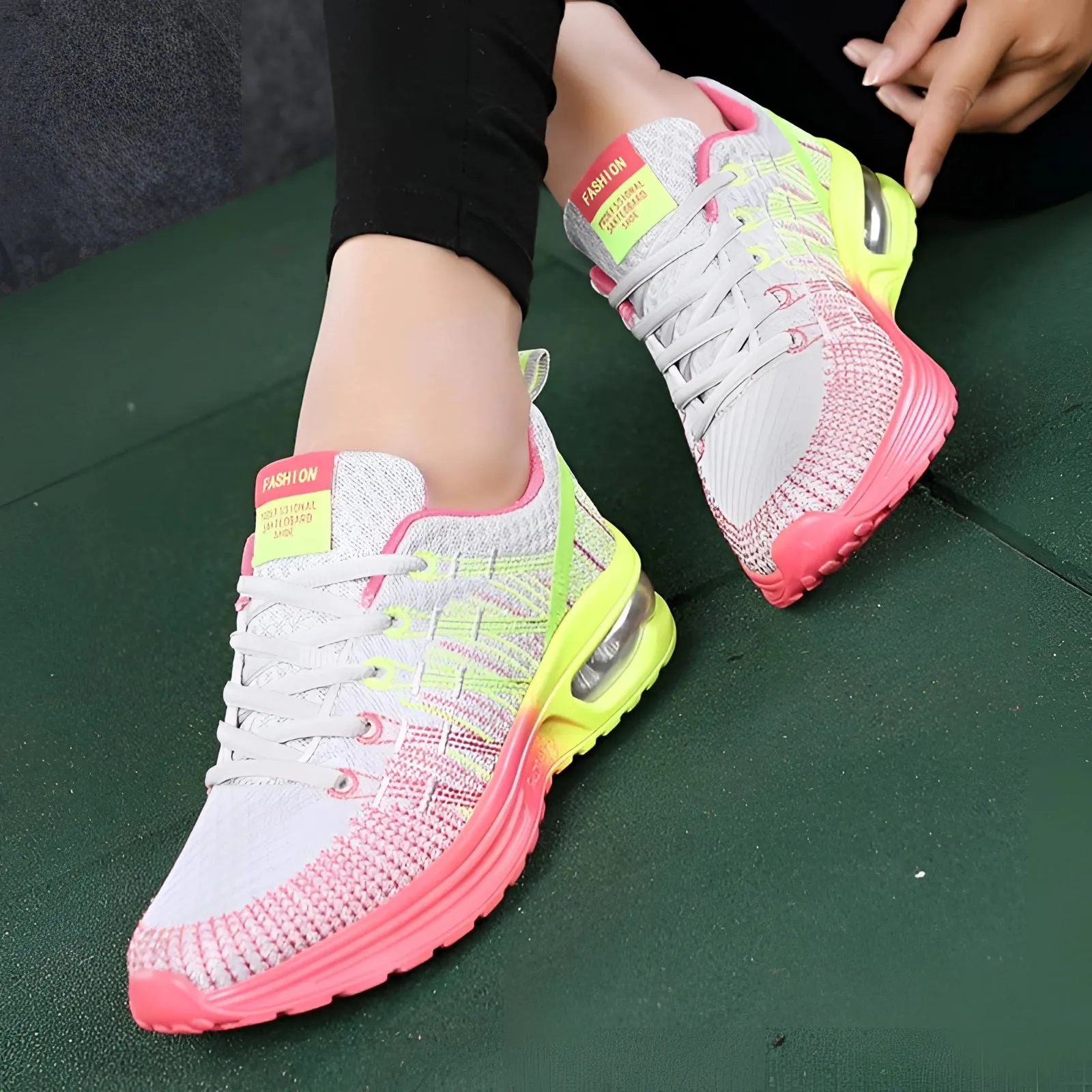 Colorful Women's Running Shoes - Lightweight Breathable Sneakers