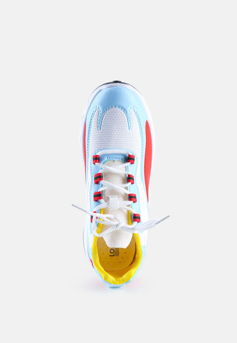 Colour Block Air Cushion Running Sneakers
