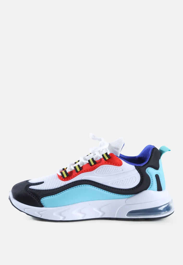 Colour Block Air Cushion Running Sneakers